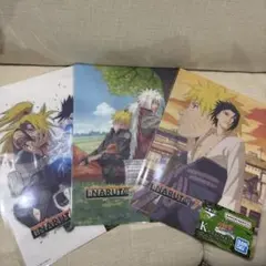 一番くじ ナルト 疾風伝 K賞 ビジュアルボード3枚セット