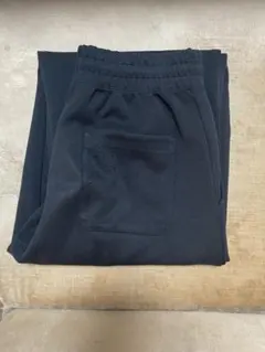 UNIQLOCワイドスウェットパンツ BLACK Lサイズ