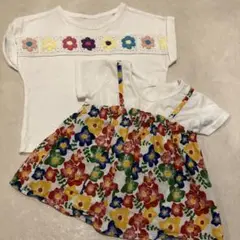 お花柄トップス　セット