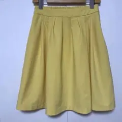 CECIL McBEE セシルマクビー イエロー フレアスカート Mサイズ