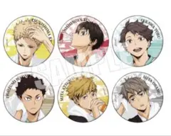 メルカリ最安！ハイキュー【極楽湯　缶バッジお風呂ver. 2弾6個セット】