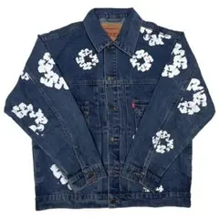 【美品】DENIM TEARS × Levi'sヴィンテージ風デニムジャケット 美品】DENIM TEARS × Levi'sヴィンテージ風デニムジャケット