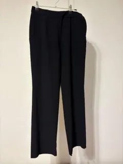 IENA イエナ ブラックパンツ スラックス センタープレス ウエストゴム