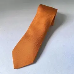 HERMES エルメス ネクタイ ファソネ H柄 オレンジ シルクのサムネイル
