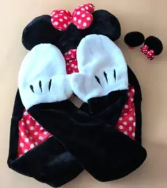 お値下げ♡♡ ミニーマウス マフラー キャップ ヘアピン セット まとめ売り