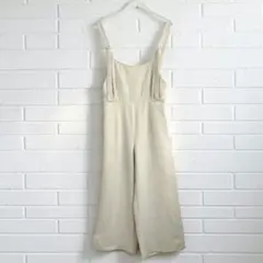 VICKY サロペット オールインワン ベージュ ワイドシルエット きれいめ
