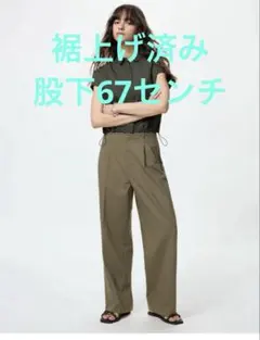 UNIQLO タックワイドパンツ　S