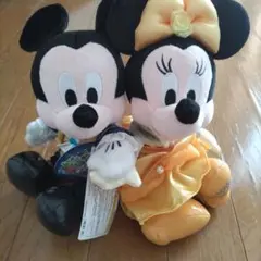 【タグ付き】ミッキー ミニー ぬいぐるみ　 31周年記念