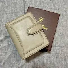 ANTONINI アントニーニ 和光 WAKO 三つ折り財布 ウォレット 型押し