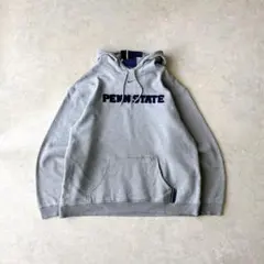 90s NIKE ナイキ PENN STATE センターロゴ パーカー グレー