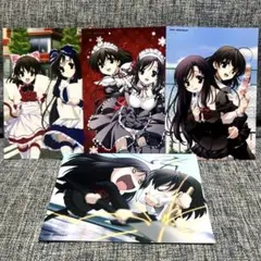 School Days 桂言葉（眼鏡） カフェ ランダムブロマイド 3枚 - メルカリ