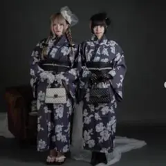 パルエルフィー Palelfy プリンセス浴衣セット 浴衣ドレス Palelfy ギンガム柄浴衣・帯セット 浴衣ドレス パルエルフィ