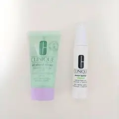 CLINIQUE / 美容液 + ジェル洗顔料 【開封済み 中古品】