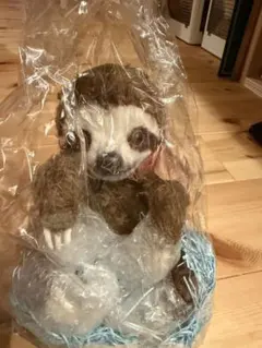人気作家テディベア　ナマケモノベビー