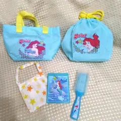 ディズニー / アリエルミニトート▪️ミラー ▪️ブラシ ▪️ポーチ