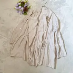 hiyo2様♥Plage プラージュ 透け感 バンドカラーシャツ オーバーサイズ