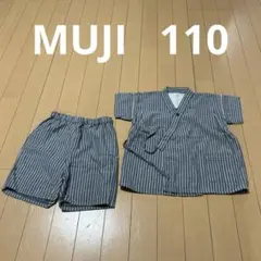 新品未使用無印良品MUJI男の子甚平夏祭り部屋着ルームウェア110