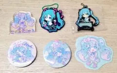 初音ミク 缶バッジ、ラバーストラップ、アクリルプレート、ステッカー、まとめ売り