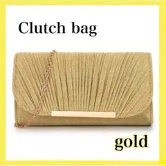パーティーバッグ ゴールド ショルダーバッグ 二次会 結婚式 ラメクラッチバッグ