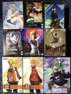 人気アニメキャラクター最新フィギュア まとめ売り 9点セット 新品未