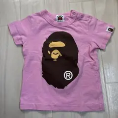 A BATHING APETシャツ ピンク