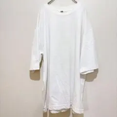 UNIQLO U 【XL】 ユニクロ ホワイト Tシャツ エアリズム 無地 白