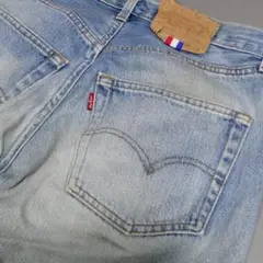 リーバイス 501 フランス製 国旗タグ付き W32 L32 ダメージ有り
