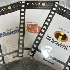 happyくじ　Pixar カードコレクション　3点セット