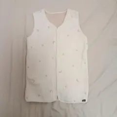 ベビースリーパー 星と月の刺繍 43x64cm