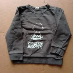 チャーリーブラウン トレーナー 黒