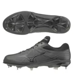ミズノ スパイク 野球 25 ソフト 黒 MIZUNO 野球スパイク - メルカリ