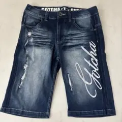 GOTCHA デニムショートパンツ ダメージ加工 Lサイズ（A694）のサムネイル