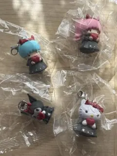 はーとのこあくま　サンリオ キキ ララ キティ クロミ 4個セット