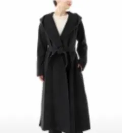 MAX MARA STUDIO STELLAシルクウールアンゴラ混ロングコート