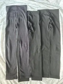 キッズ 130センチ 黒 レギンス 秋冬 女の子 子供服 3点セット