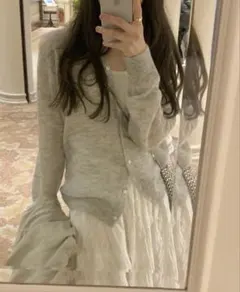 ounce ラッフルフリルスカート　美品　韓国のサムネイル