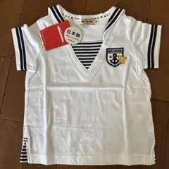 新品｜ミキハウス セーラーTシャツ ネイビー 紺 90 男の子 プッチー 