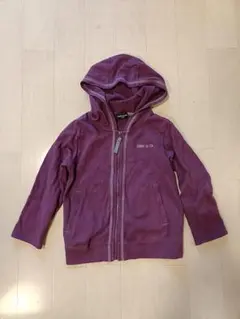 COMME CA ISM ジップアップパーカー 110A パープル