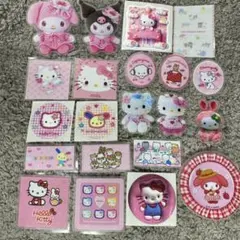 ピンク系MIX キラキラシール カット済みロールシール おすそ分け21枚セット