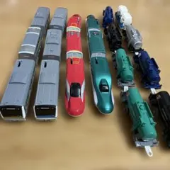 プラレール 車両セット はやぶさ　こまち　東海道線　京浜東北線　オイルタンク