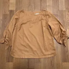 ★最終価格★【極美品】Espeyrac ブラウン 五分袖ブラウス