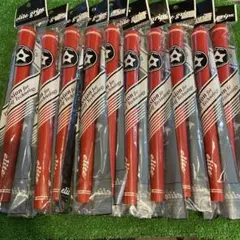 ⑳マスダゴルフ スリックフィット 赤 バックライン無し 6本セット 最終