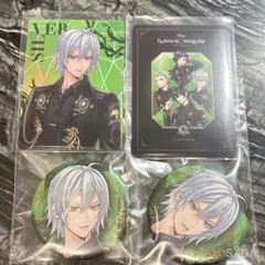 ブレイジングジュエル シルバー 缶バッジ ツイステ