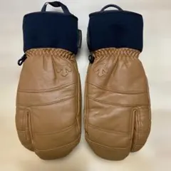 デサント　レザー ミトングローブ ブラウン