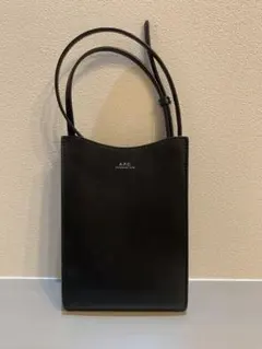 写真要確認】A.P.C. レザー ショルダーバッグ グレー - メルカリ
