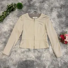 ✨Style com✨サイズ7(S) Style com ベージュ ジャケットのサムネイル