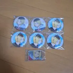 ハイキュー!! 孤爪研磨 缶バッジ アクリルブロック