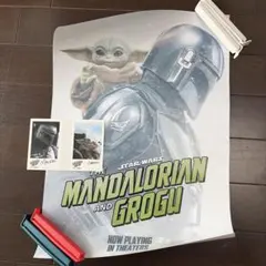 スターウォーズ マンダロリアン＆グローグー 映画入場特典ポスター　カード　セット