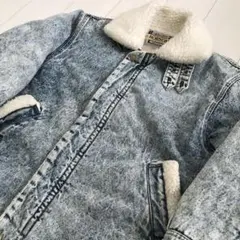 80'sビンテージ古着！日本製 BOBSON ケミカルデニム B-3 ジャケット