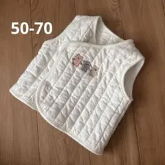 キルティングベビーベスト 50-70